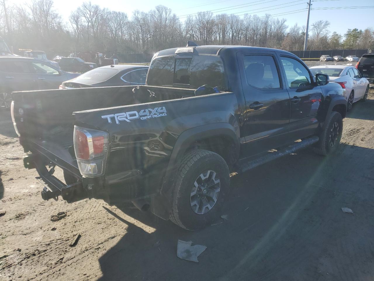 2021 Toyota Tacoma VIN 3TMCZ5AN2MM452481 Copart auction photo, rear end damage thumbnail 3