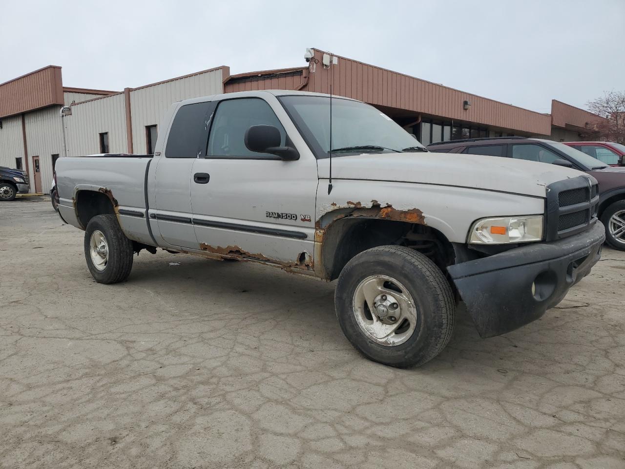 1998 Dodge RAM VIN 3B7HF13Y9WG184111 Copart auction photo, all over damage thumbnail 4