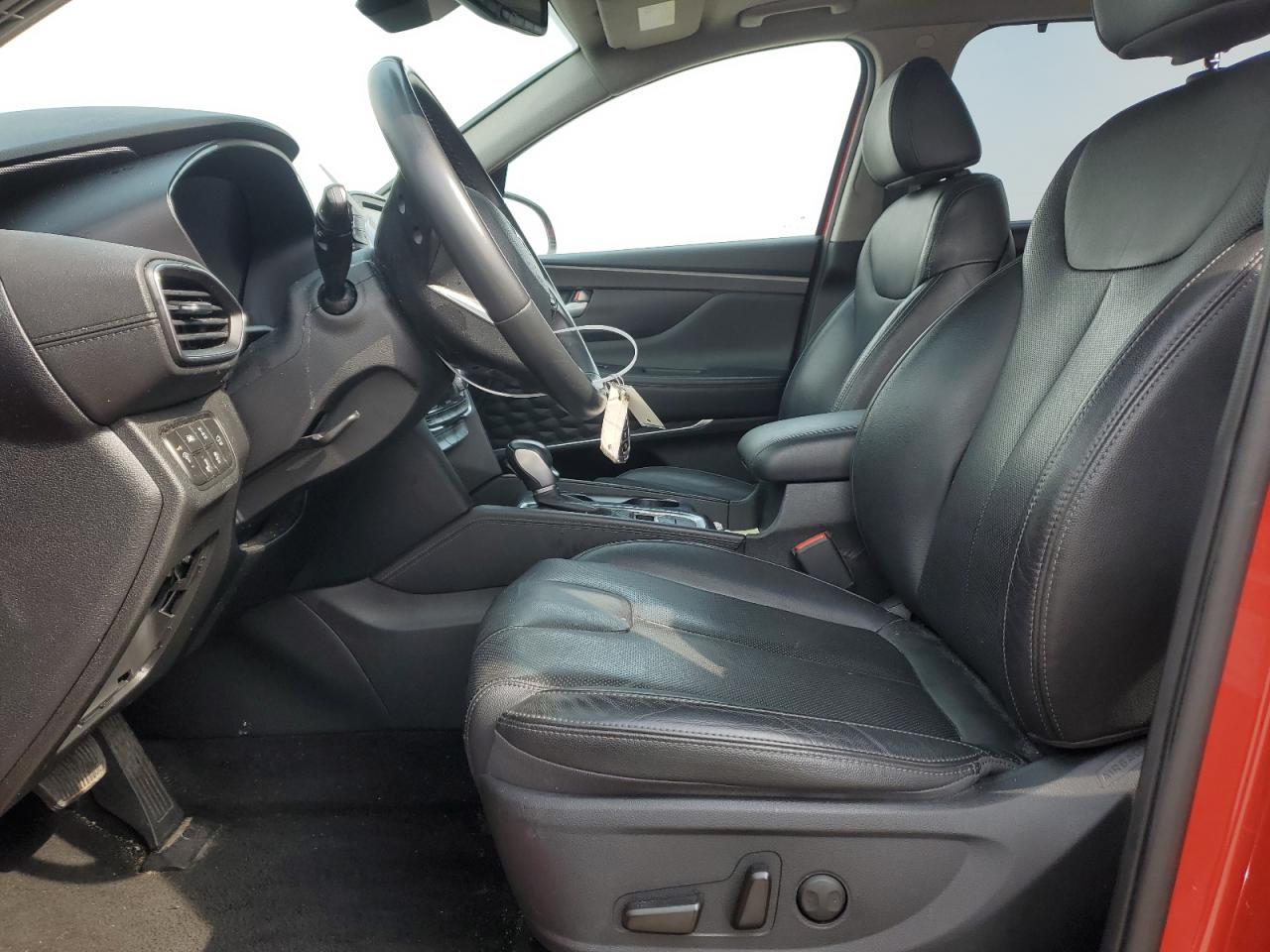 2020 Hyundai Santa Fe VIN 5NMS3CAA3LH195461 Copart auction photo, front end damage thumbnail 7
