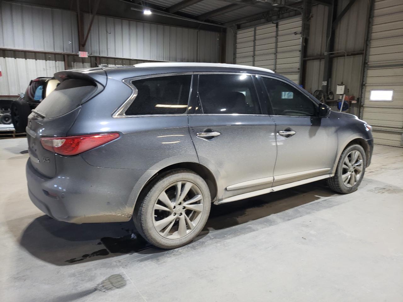 2013 Infiniti JX VIN 5N1AL0MN6DC302636 Copart auction photo, front end / minor dent/scratches damage thumbnail 3