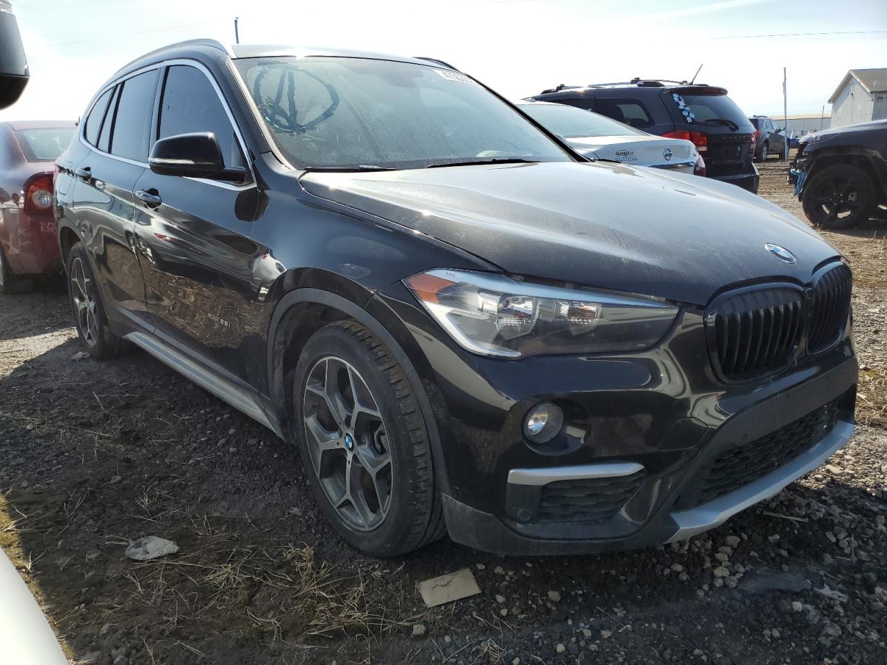 2016 BMW X1 VIN WBXHT3C32G5E53556 Copart auction photo, front end / mechanical damage thumbnail 4