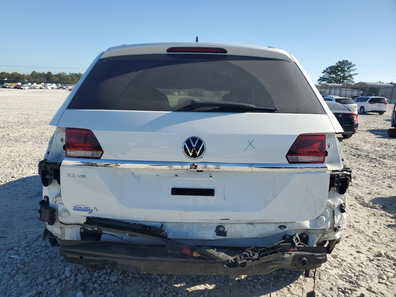2021 Volkswagen Atlas VIN 1V2WR2CA1MC548253 Copart auction photo, front end / rear end damage thumbnail 6