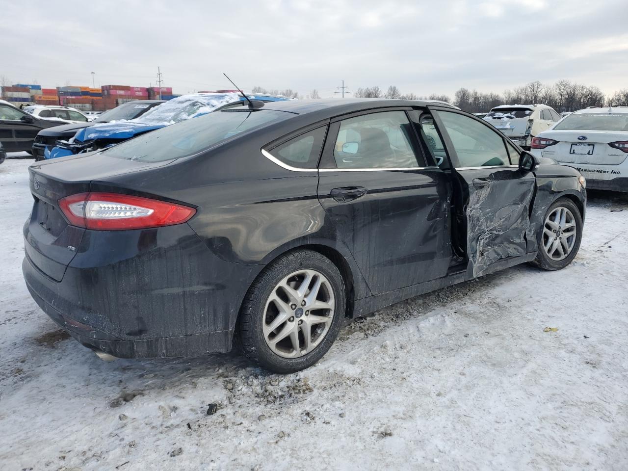 2015 Ford Fusion VIN 3FA6P0H76FR191574 Copart auction photo, minor dent/scratches / side damage thumbnail 3