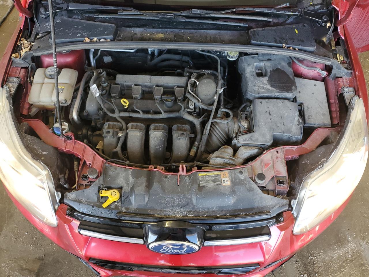 2012 Ford Focus VIN 1FAHP3M29CL241897 Copart auction photo, front end damage thumbnail 11