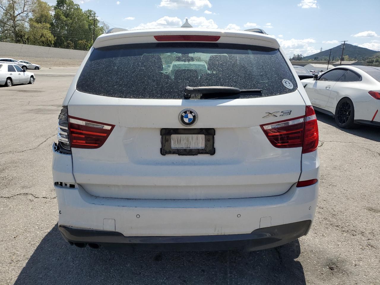 2013 BMW X3 VIN 5UXWX9C57D0A13143 Copart auction photo, rear end damage thumbnail 6
