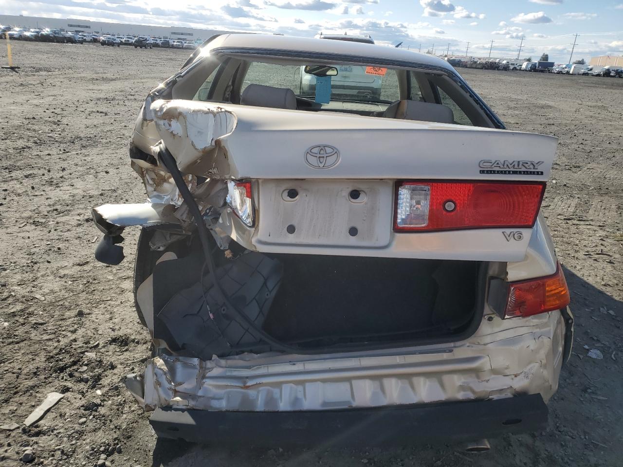 2001 Toyota Camry VIN JT2BF28K610313623 Copart auction photo, rear end / side damage thumbnail 6