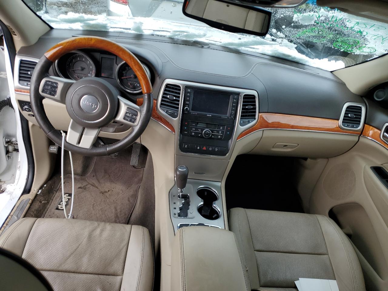2013 Jeep Grand Cherokee VIN 1C4RJFCG4DC593947 Copart auction photo, front end damage thumbnail 8