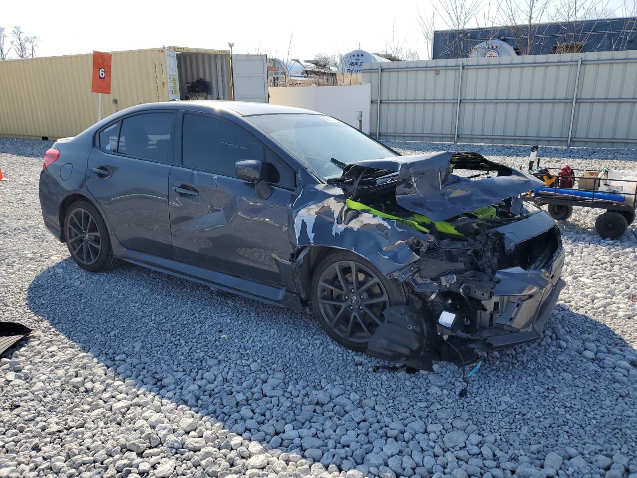 2019 Subaru WRX VIN JF1VA1C62K9816298 Copart auction photo, front end / undercarriage damage thumbnail 4