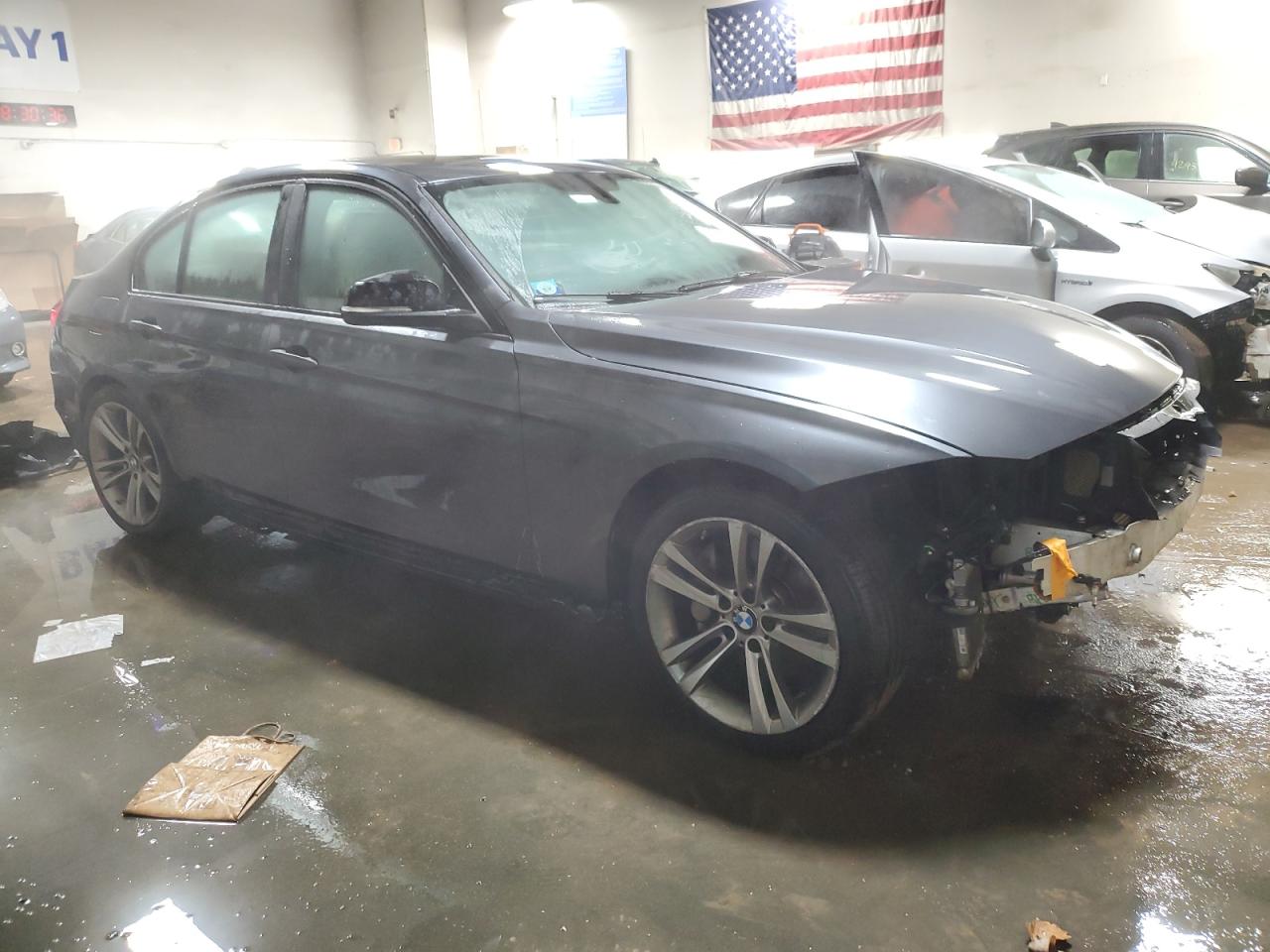 2013 BMW 3er VIN WBA3B9C53DJ899050 Copart auction photo, front end damage thumbnail 4