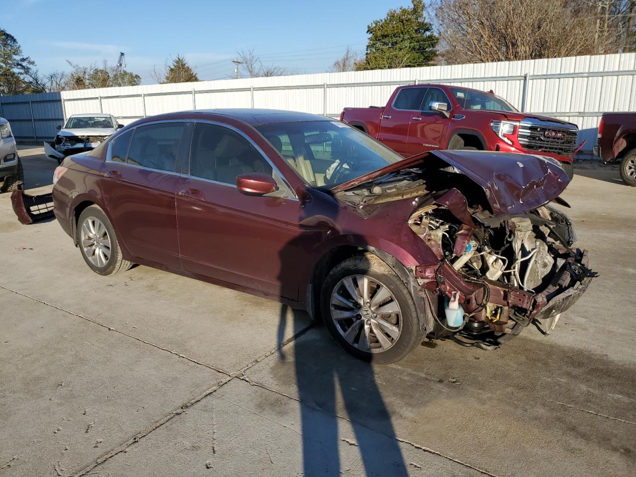 2012 Honda Accord VIN 1HGCP2F82CA210777 Copart auction photo, front end damage thumbnail 4