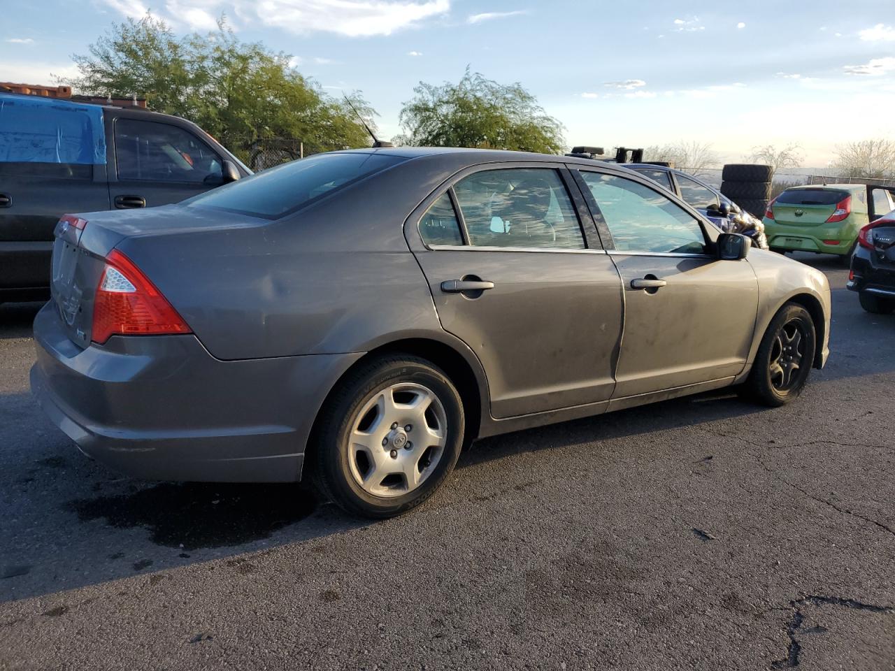 2010 Ford Fusion VIN 3FAHP0HG5AR209127 Copart auction photo, front end / side damage thumbnail 3