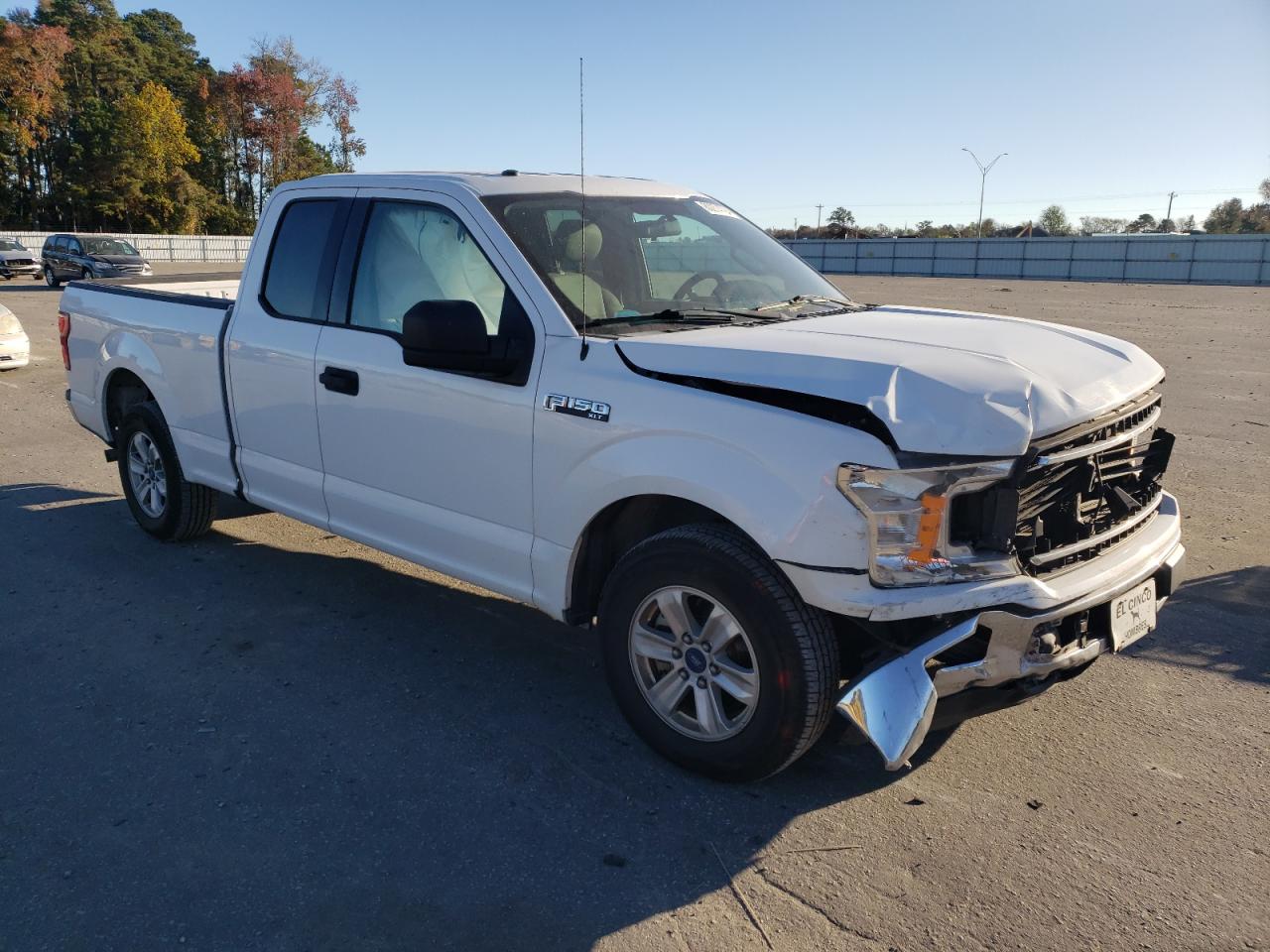 2018 Ford F-150 VIN 1FTEX1CP7JFB73058 Copart auction photo, front end damage thumbnail 4