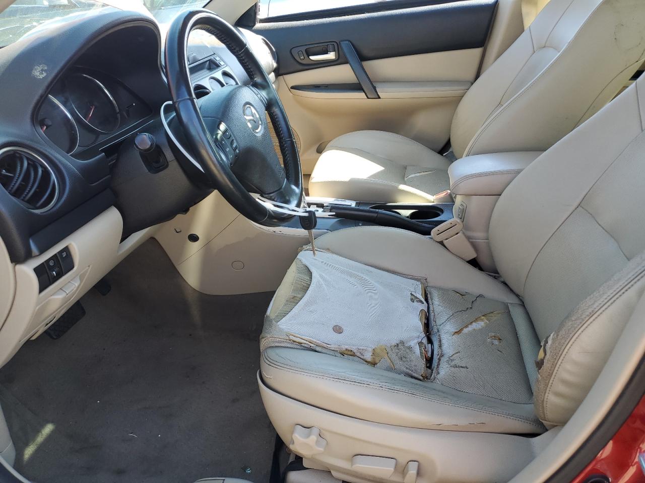 2006 Mazda 6 VIN 1YVHP80DX65M34612 Copart auction photo, front end / side damage thumbnail 7