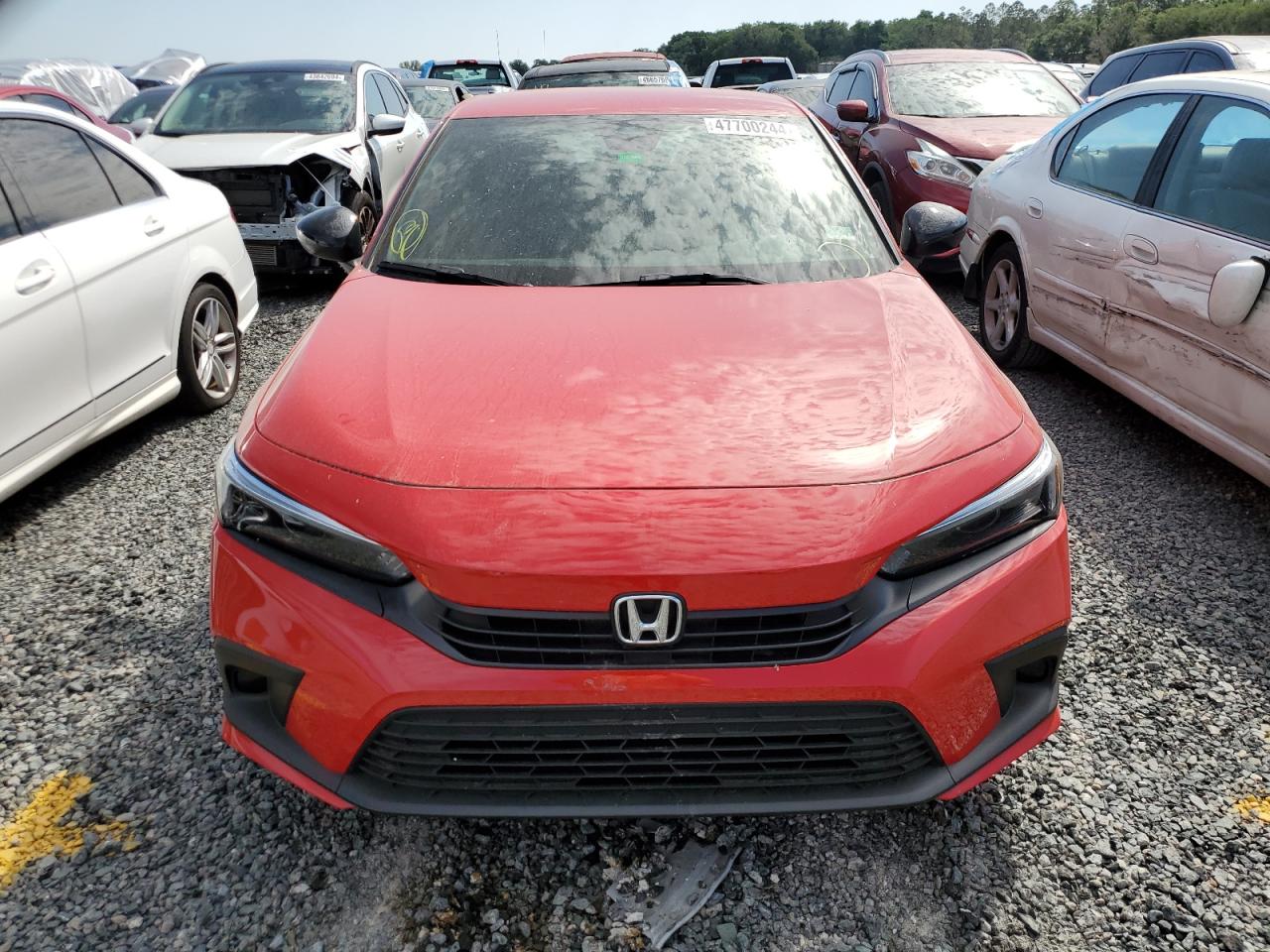 2023 Honda Civic VIN 2HGFE2F53PH549208 Copart auction photo, undercarriage / side damage thumbnail 5