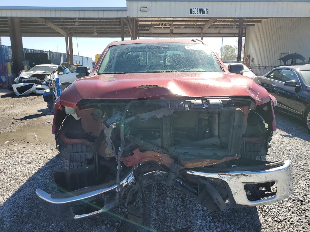 2017 Nissan Titan VIN 1N6AA1EJ3HN541113 Copart auction photo, front end damage thumbnail 5