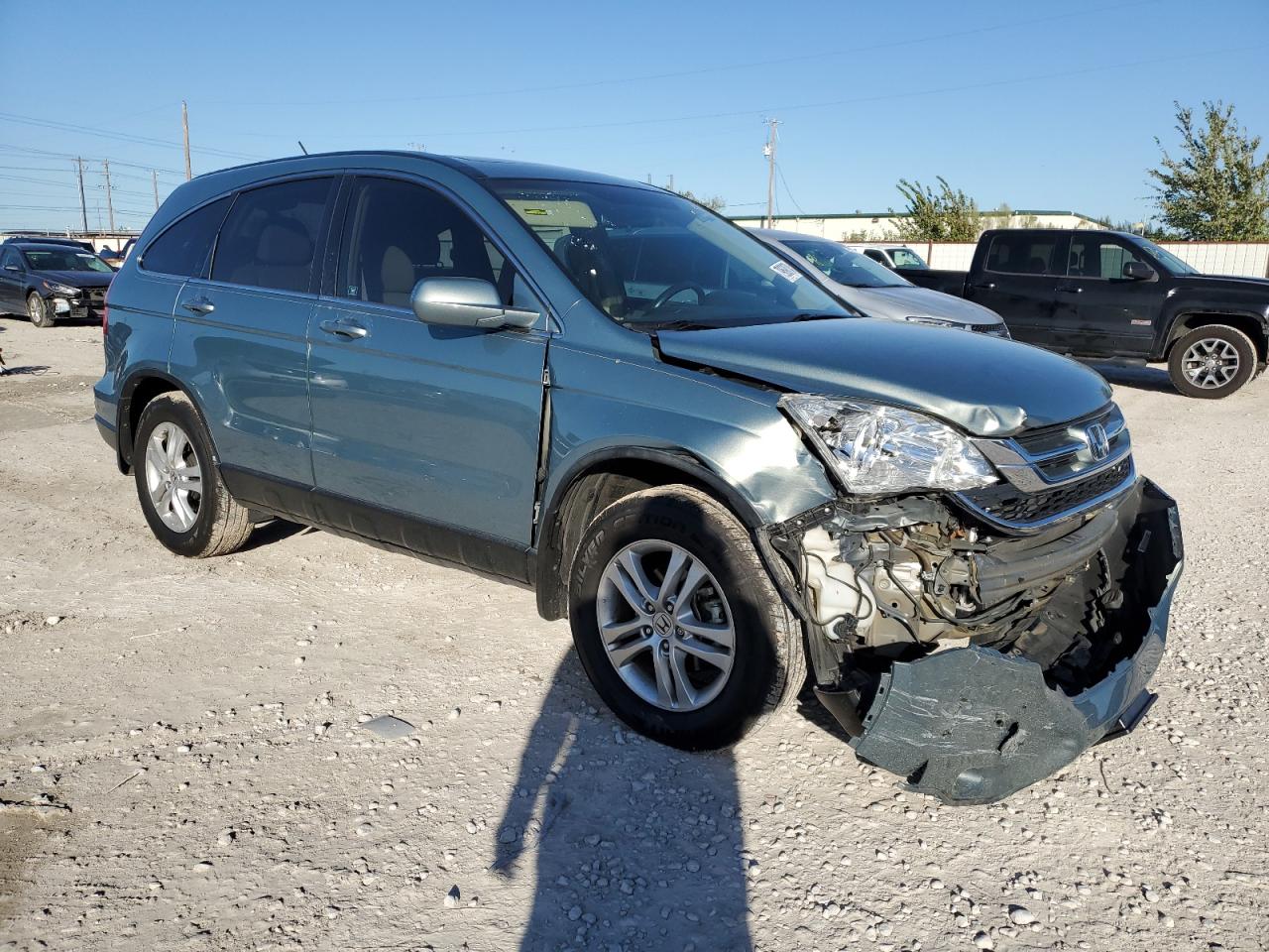 2011 Honda CR-V VIN 5J6RE3H74BL051539 Copart auction photo, front end / minor dent/scratches damage thumbnail 4