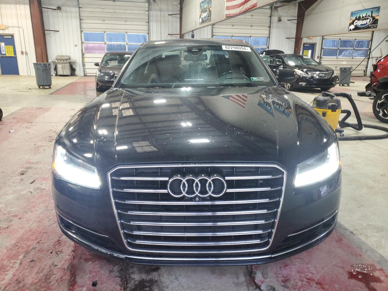 2015 Audi A8 VIN WAU32AFD3FN036507 Copart auction photo, rear end / minor dent/scratches damage thumbnail 5