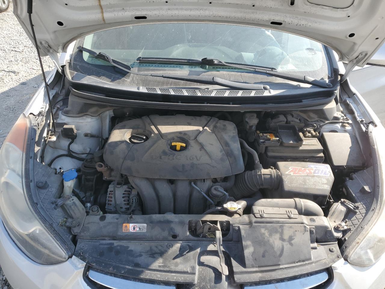 2013 Hyundai Elantra VIN KMHDH4AE1DU533285 Copart auction photo, all over / minor dent/scratches damage thumbnail 12