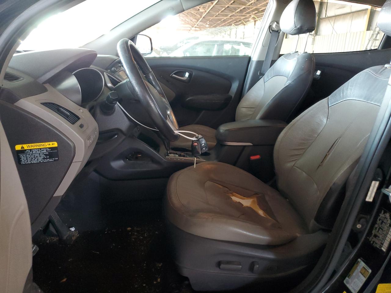 2012 Hyundai Tucson VIN KM8JUCAC2CU382253 Copart auction photo, front end damage thumbnail 7