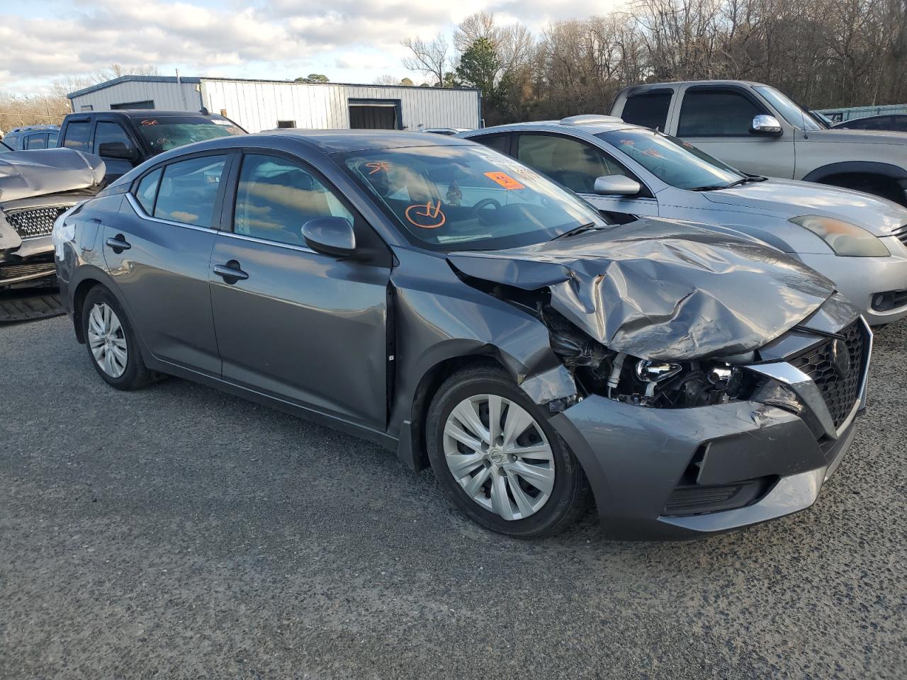 2020 Nissan Sentra VIN 3N1AB8BV5LY215750 Copart auction photo, front end damage thumbnail 4