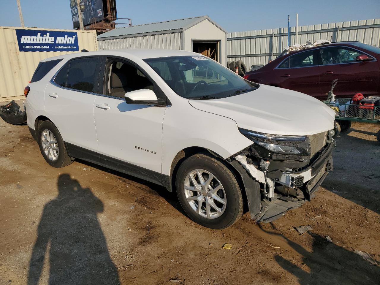 2022 Chevrolet Equinox VIN 3GNAXKEV3NL109151 Copart auction photo, front end damage thumbnail 4