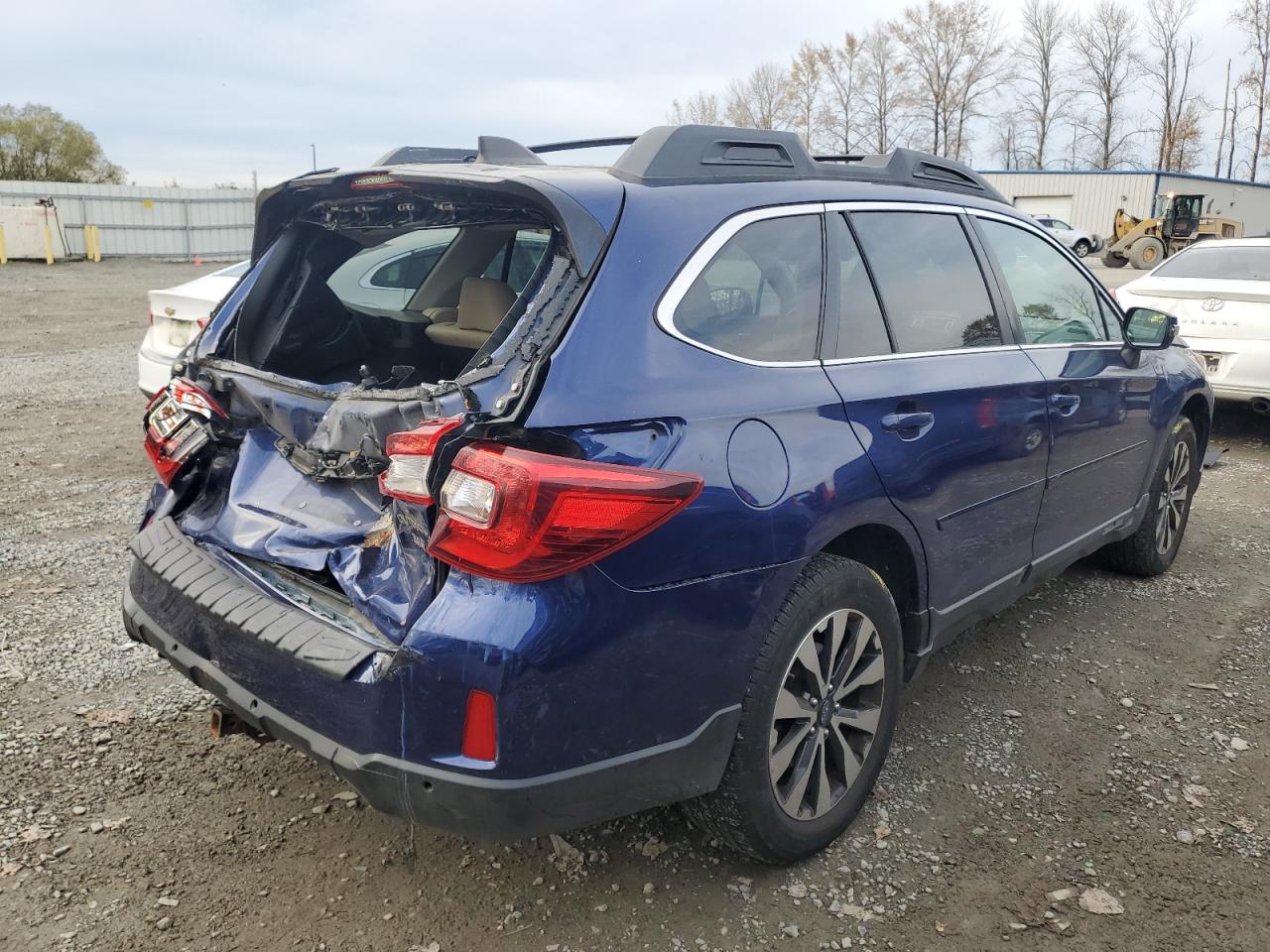 2017 Subaru Outback VIN 4S4BSENC3H3218197 Copart auction photo, rear end / front end damage thumbnail 3