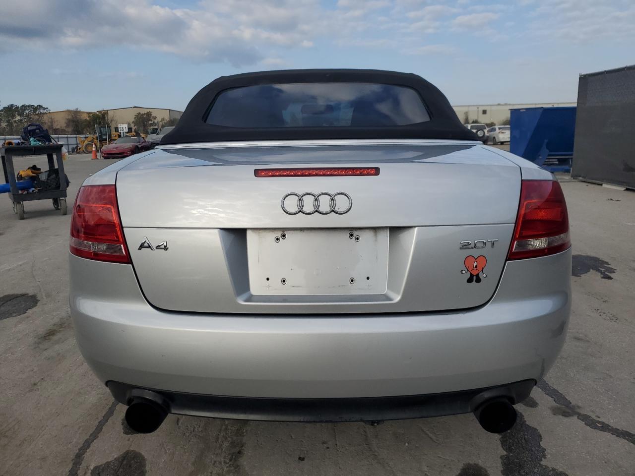 2007 Audi A4 VIN WAUAF48H37K028973 Copart auction photo, front end damage thumbnail 6