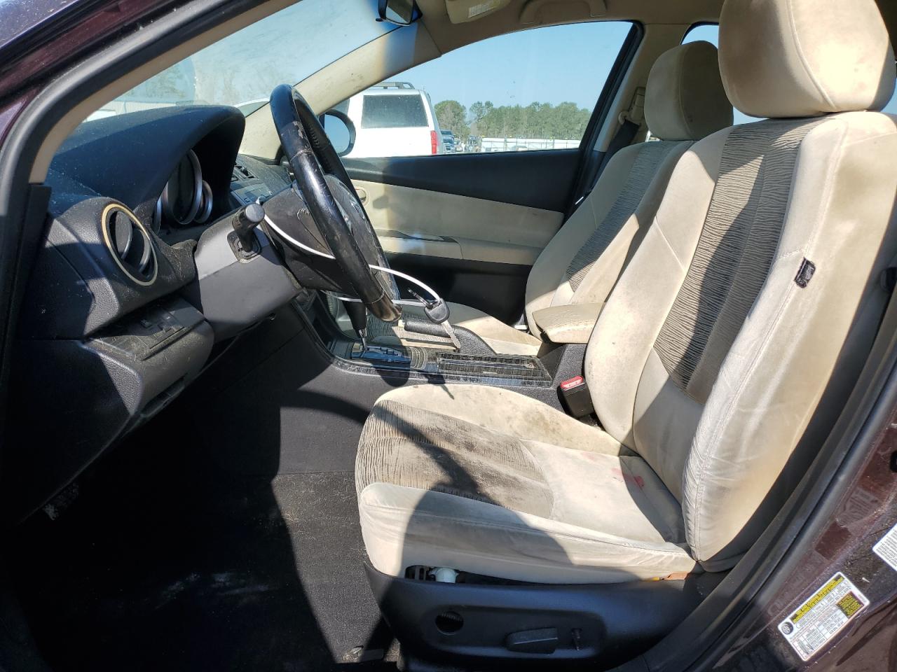 2010 Mazda 6 VIN 1YVHZ8CH1A5M03573 Copart auction photo, side damage thumbnail 7