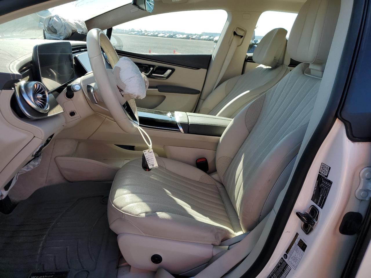 2022 Mercedes-Benz EQS VIN W1KCG2DB0NA001110 Copart auction photo, front end damage thumbnail 7