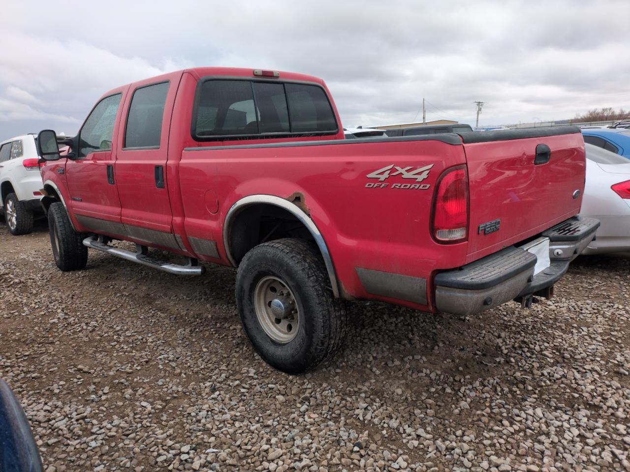 2001 Ford F250 VIN 1FTNW21F21EA06986 Copart auction photo, front end damage thumbnail 2