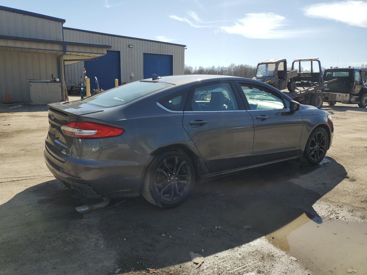 2019 Ford Fusion VIN 3FA6P0HD3KR230900 Copart auction photo, rear end damage thumbnail 3