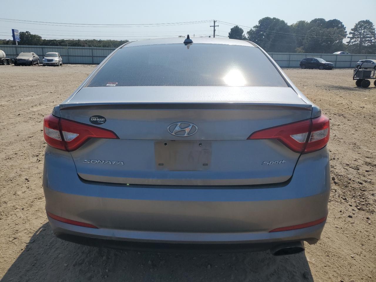2015 Hyundai Sonata VIN 5NPE24AF8FH009986 Copart auction photo, front end / minor dent/scratches damage thumbnail 6