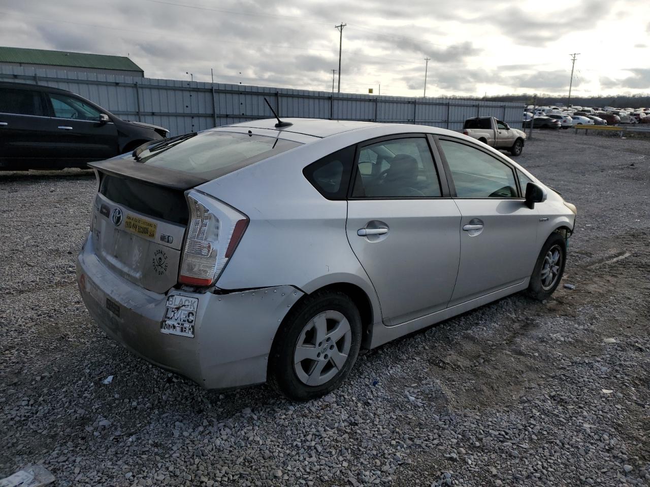 2011 Toyota Prius VIN JTDKN3DUXB0325248 Copart auction photo, all over damage thumbnail 3