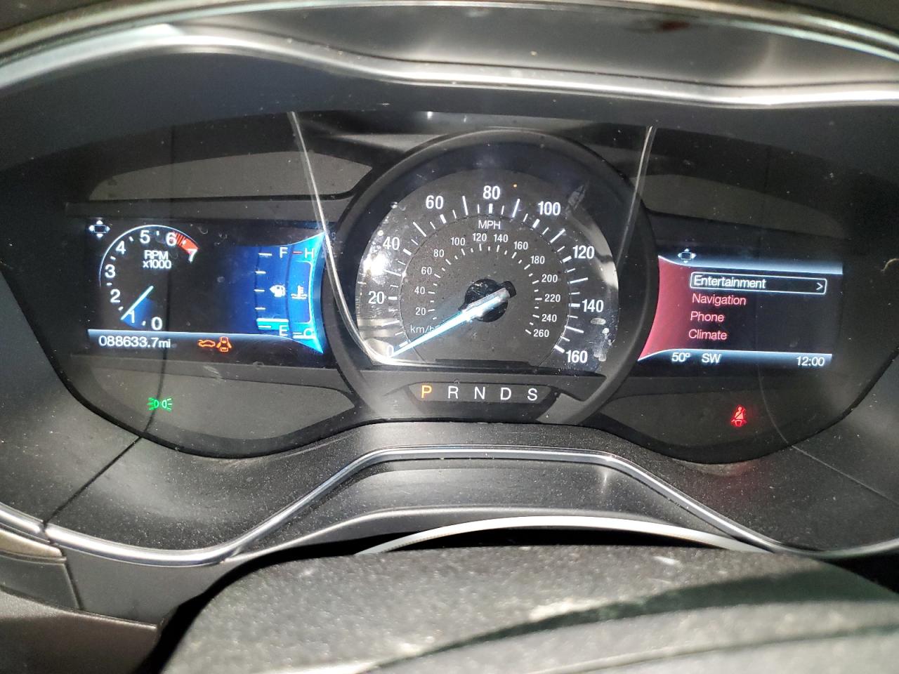 2016 Ford Fusion VIN 3FA6P0T99GR404639 Copart auction photo, front end damage thumbnail 9