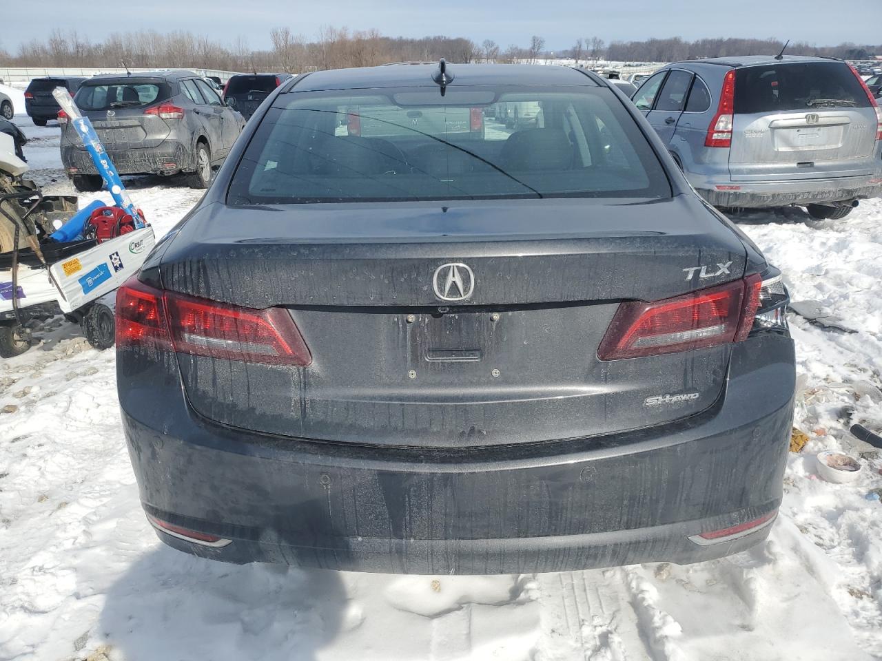 2015 Acura TLX VIN 19UUB3F75FA010013 Copart auction photo, all over damage thumbnail 6