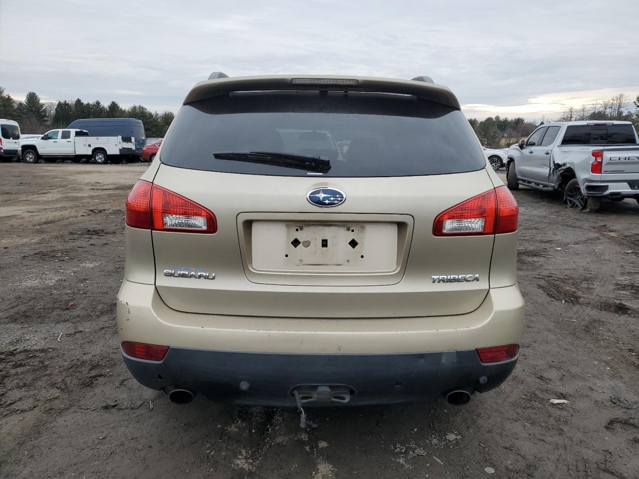 2008 Subaru Tribeca VIN 4S4WX97D784402164 Copart auction photo, front end / minor dent/scratches damage thumbnail 6