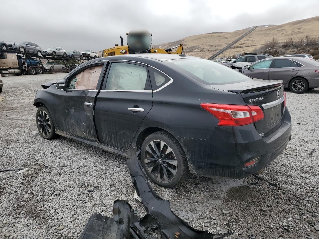 2019 Nissan Sentra VIN 3N1AB7AP8KY341919 Copart auction photo, front end / side damage thumbnail 2
