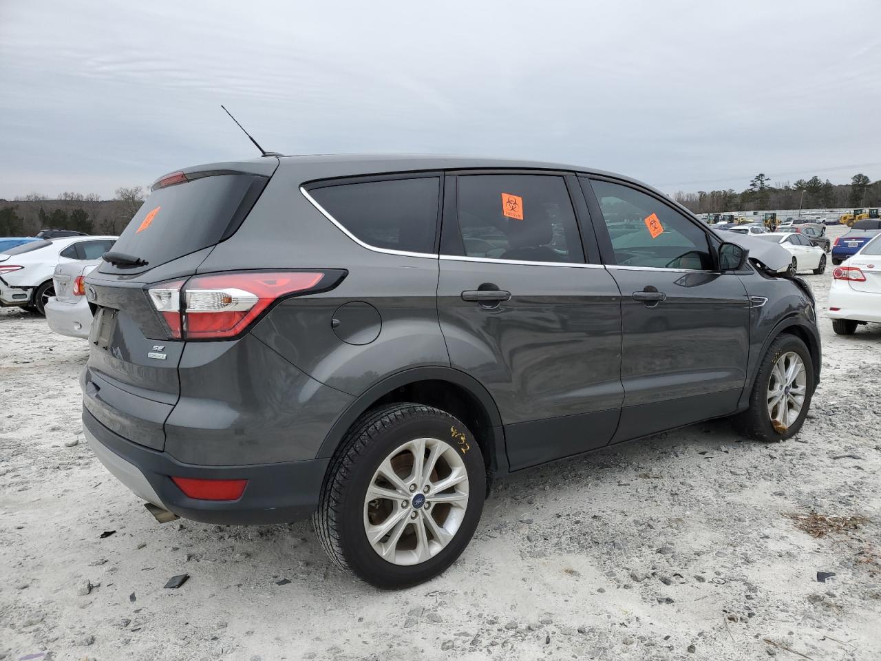 2017 Ford Escape VIN 1FMCU0GD3HUD72149 Copart auction photo, front end damage thumbnail 3
