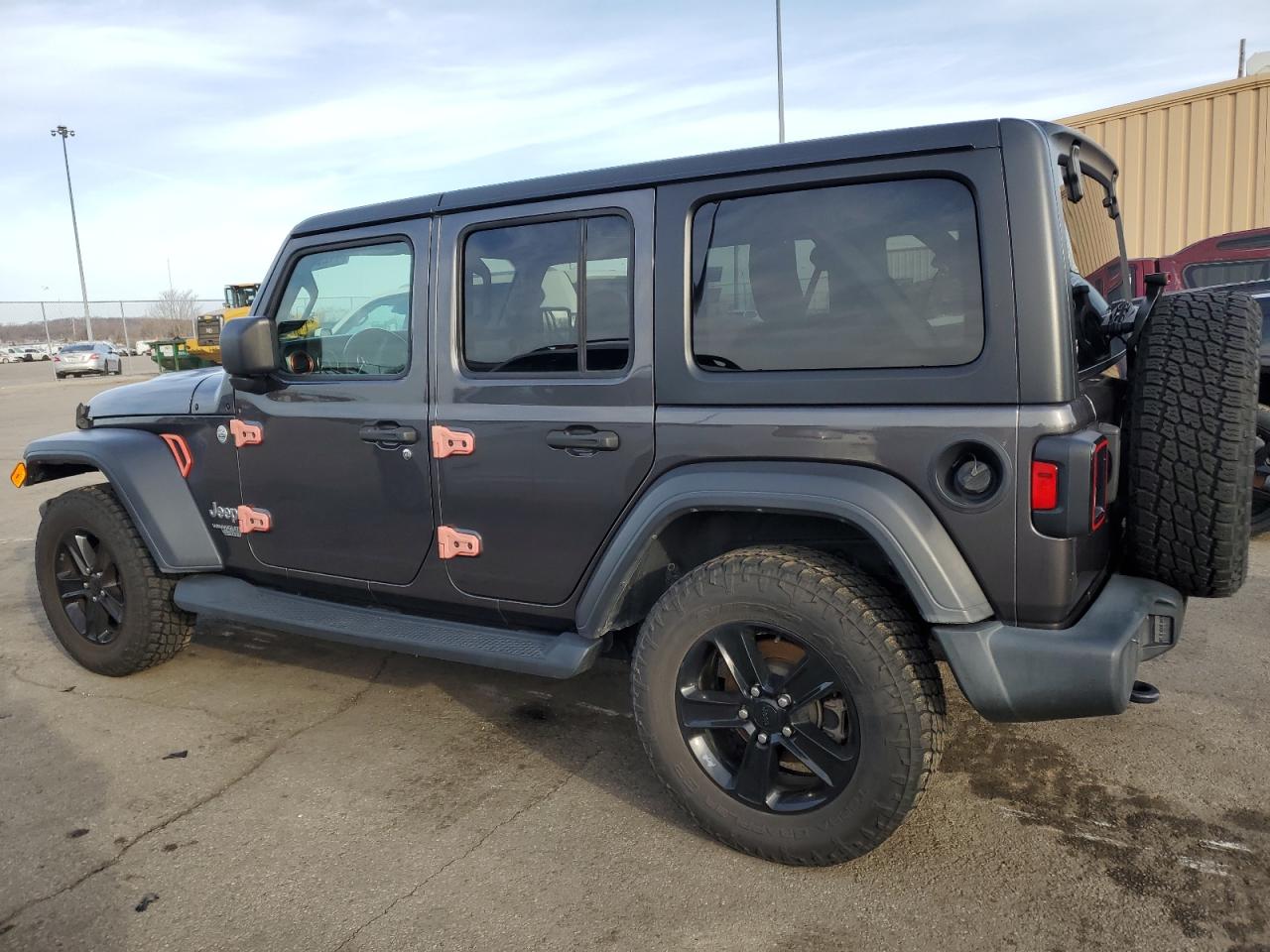 2021 Jeep Wrangler VIN 1C4HJXDN9MW512406 Copart auction photo, front end damage thumbnail 2