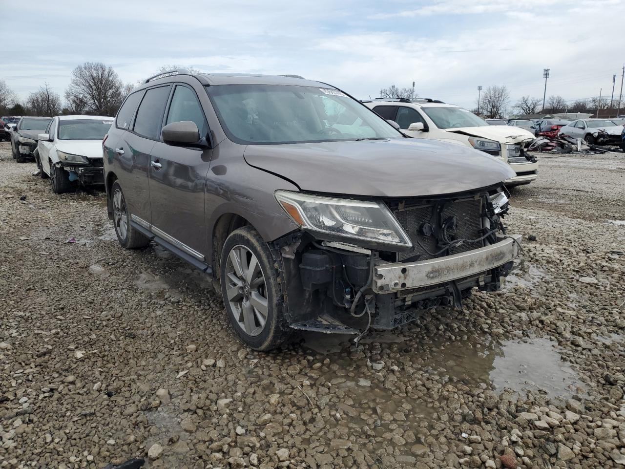2013 Nissan Pathfinder VIN 5N1AR2MM1DC669140 Copart auction photo, front end damage thumbnail 4
