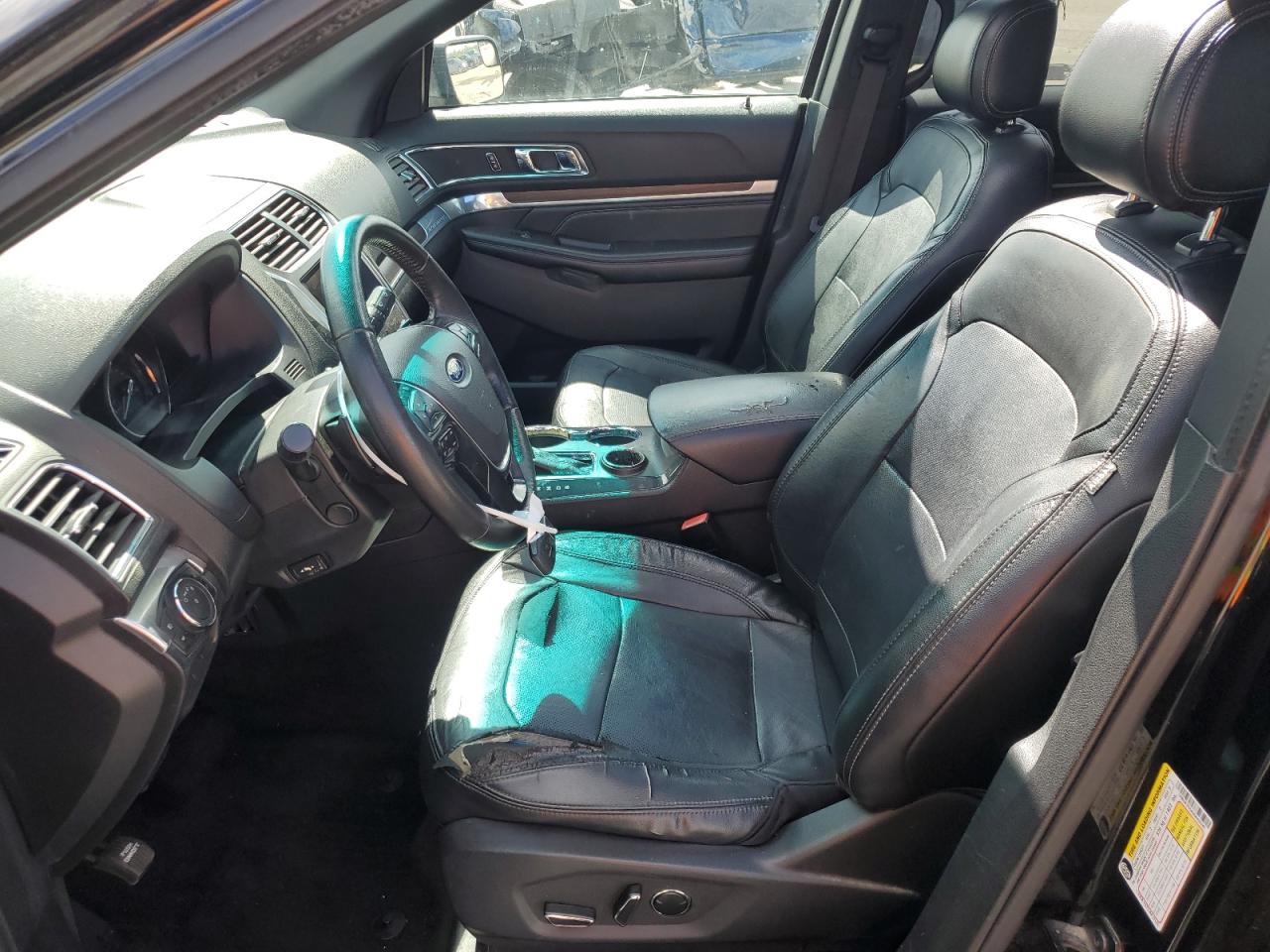 2016 Ford Explorer VIN 1FM5K7F84GGA45509 Copart auction photo, side / front end damage thumbnail 7