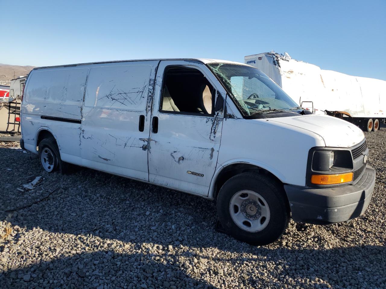 2006 Chevrolet Express VIN 1GCHG39U661163311 Copart auction photo, all over damage thumbnail 4