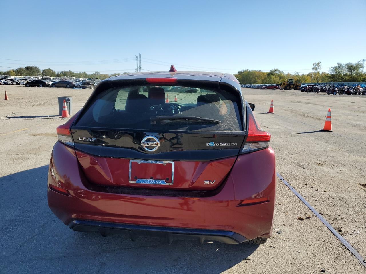 2018 Nissan Leaf VIN 1N4AZ1CP8JC311447 Copart auction photo, side damage thumbnail 6