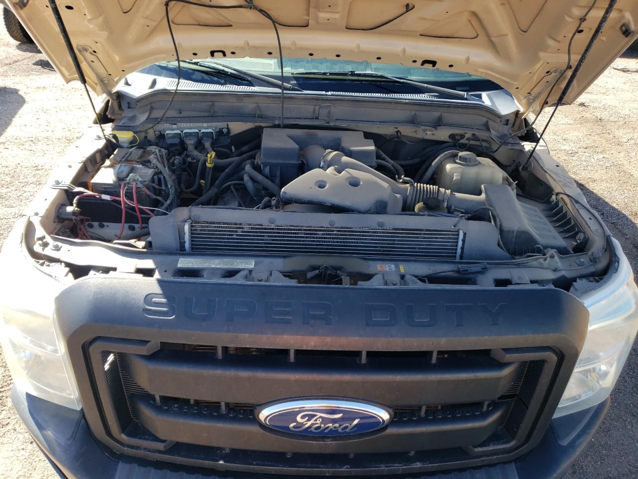 2011 Ford F350 VIN 1FT8X3B62BEC42392 Copart auction photo, side damage thumbnail 11