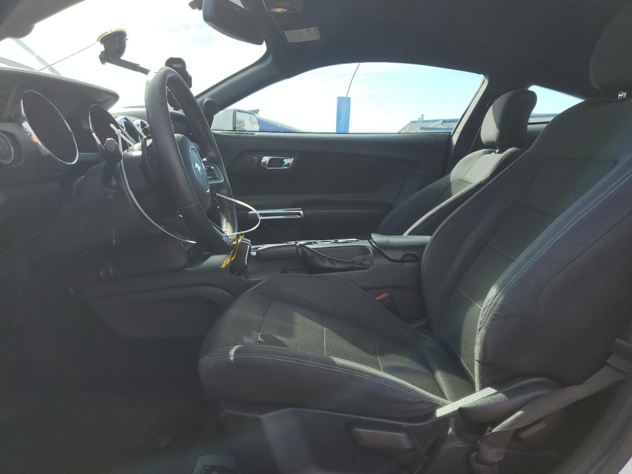 2015 Ford Mustang VIN 1FA6P8AM9F5350945 Copart auction photo, side / front end damage thumbnail 7