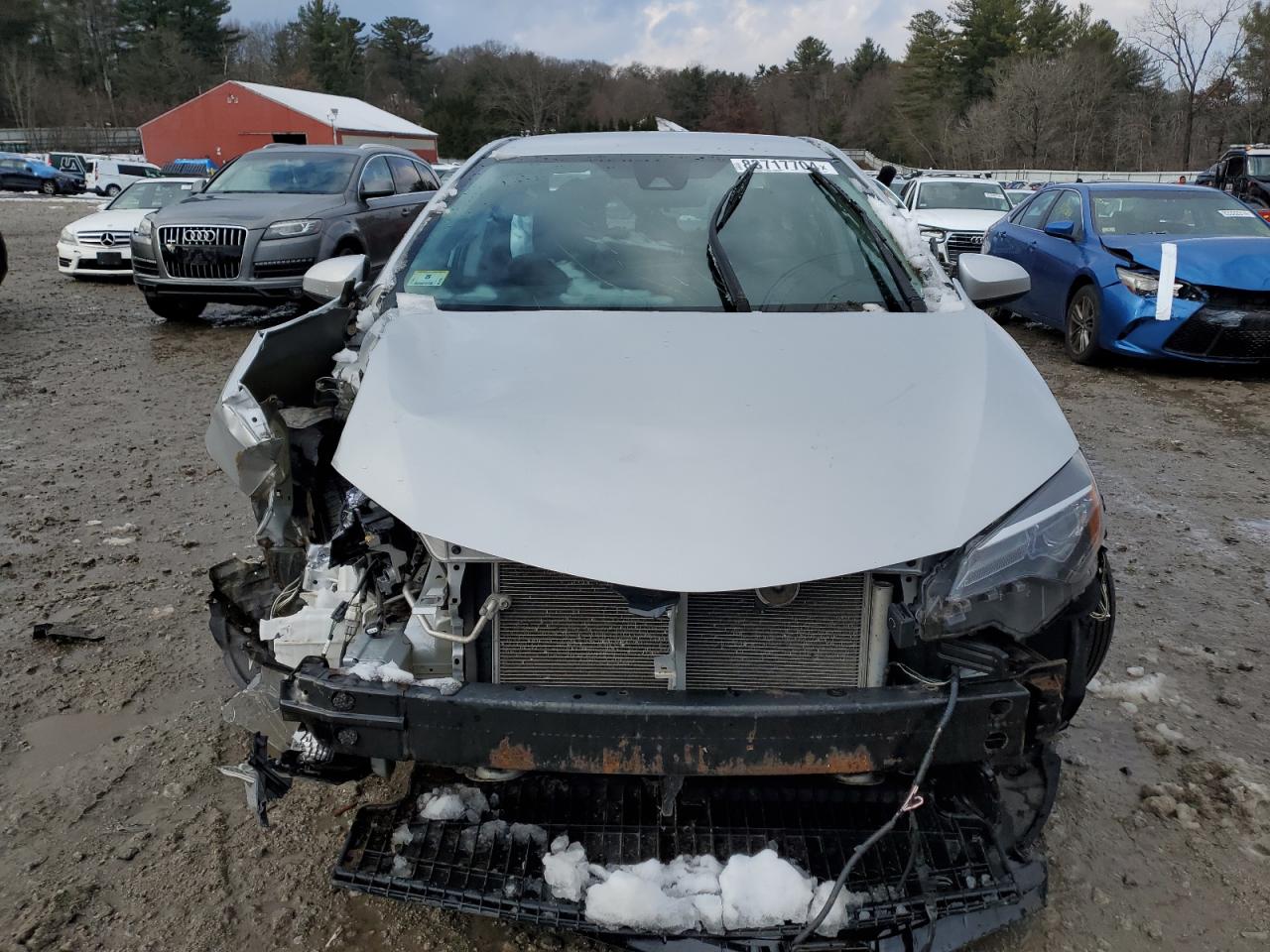2017 Toyota Corolla VIN 2T1BURHEXHC876433 Copart auction photo, front end damage thumbnail 5