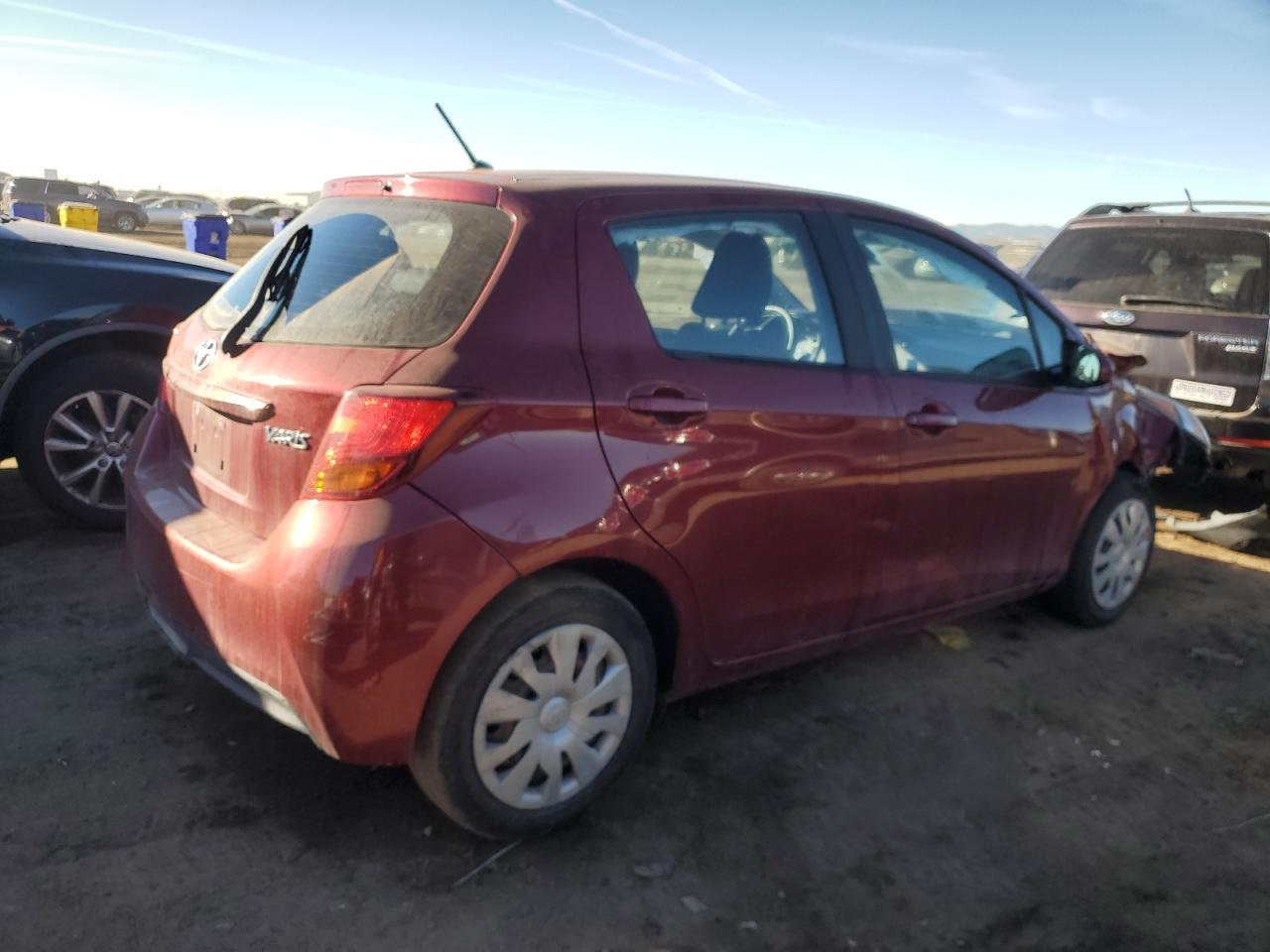 2017 Toyota Yaris VIN VNKKTUD36HA080204 Copart auction photo, front end damage thumbnail 3