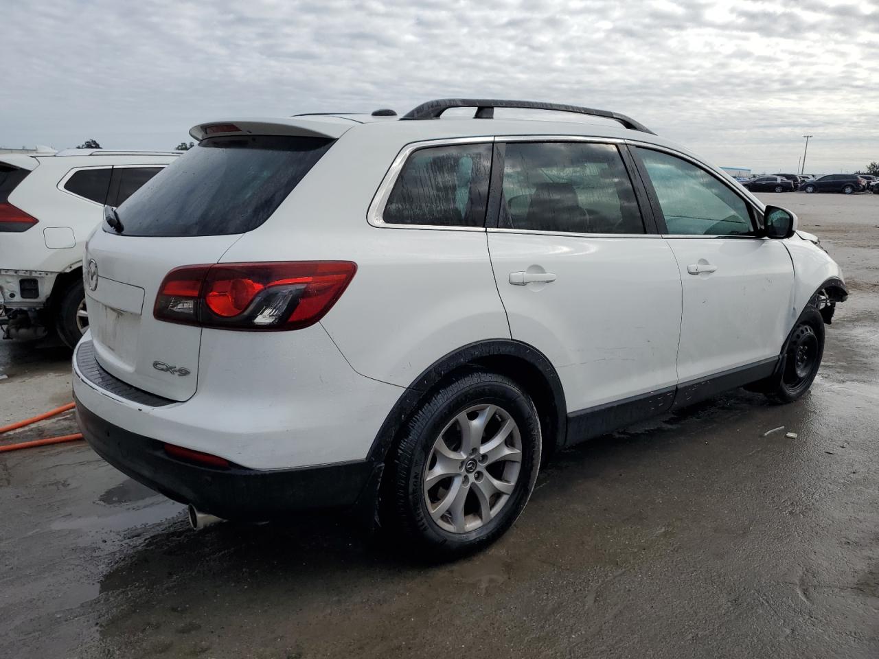 2015 Mazda CX-9 VIN JM3TB2CAXF0452576 Copart auction photo, front end / side damage thumbnail 3