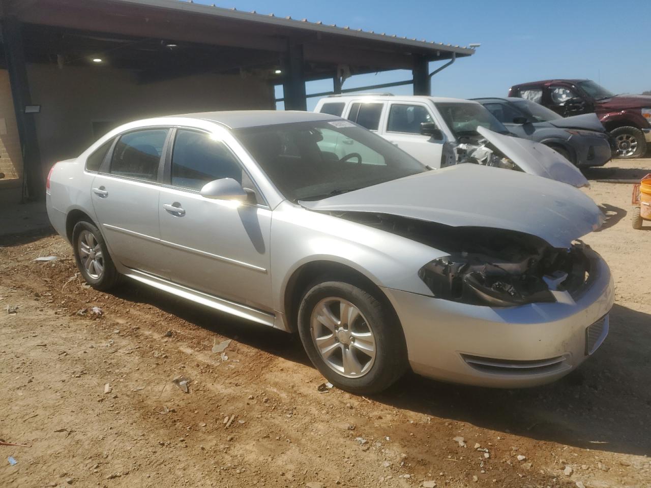 2014 Chevrolet Impala VIN 2G1WA5E3XE1187579 Copart auction photo, front end damage thumbnail 4