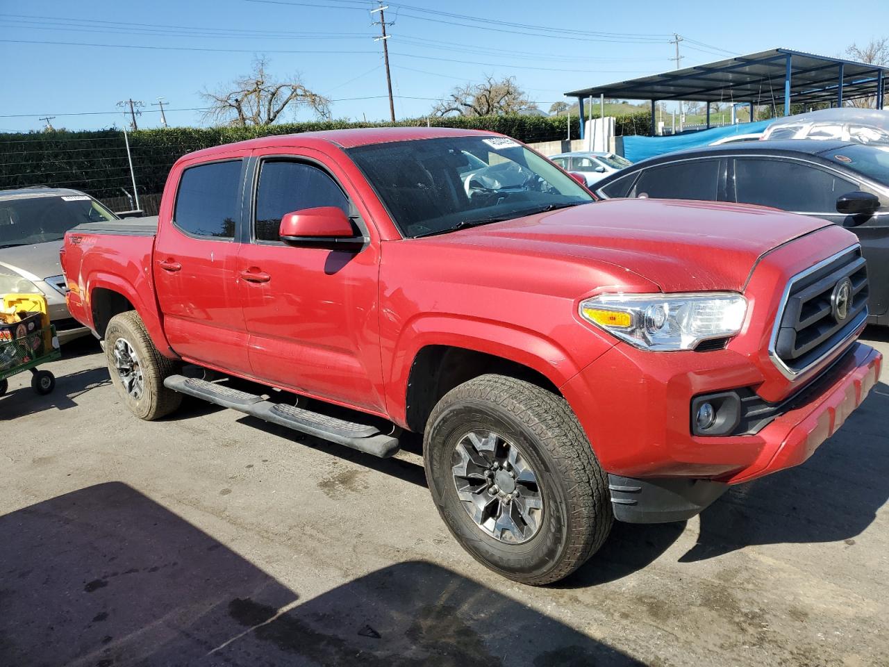 2017 Toyota Tacoma VIN 3TMCZ5AN2HM100524 Copart auction photo, rear end / side damage thumbnail 4